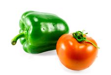 Pepper And Tomato Stock Images