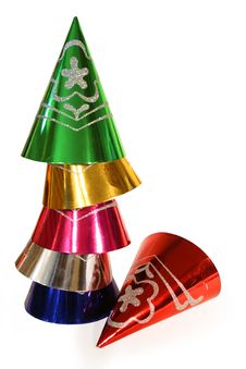 Christmas Hubcaps Stock Image