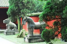 Path To Liu Bei Mausoleum Stock Photo