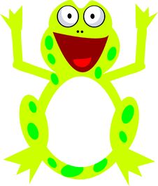 Green Frog Royalty Free Stock Photography