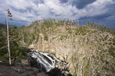 Falls In Yellowstone Royalty Free Stock Image
