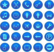Web Icons Set Royalty Free Stock Images