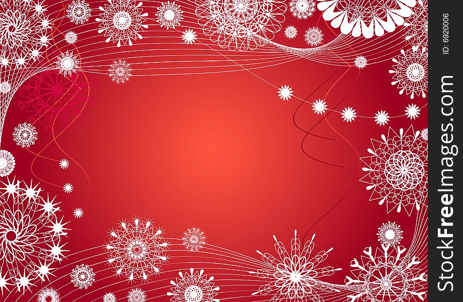 Christmas abstraction. Vector