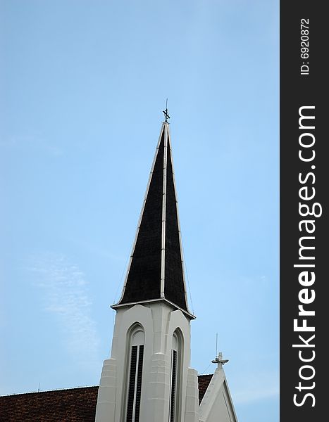 Old church building in bandung, west java-indonesia