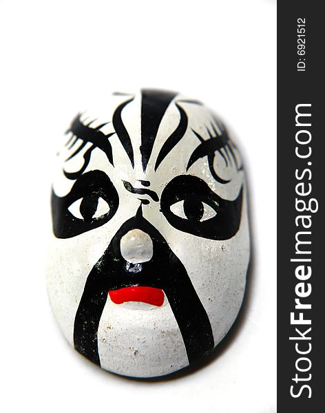 Close up image capture on opera mask. Close up image capture on opera mask