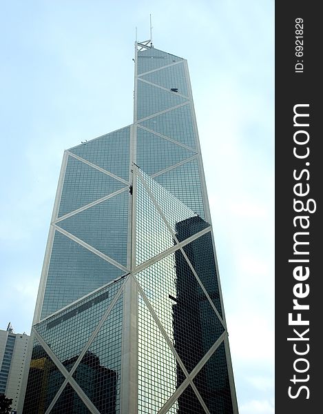 Hongkong, Central with famous, high skyscraper, landmark of Hongkong city. Hongkong, Central with famous, high skyscraper, landmark of Hongkong city.