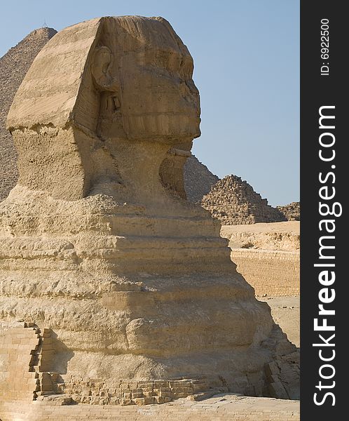 The Sphinx in Giza, near Cairo, Egypt