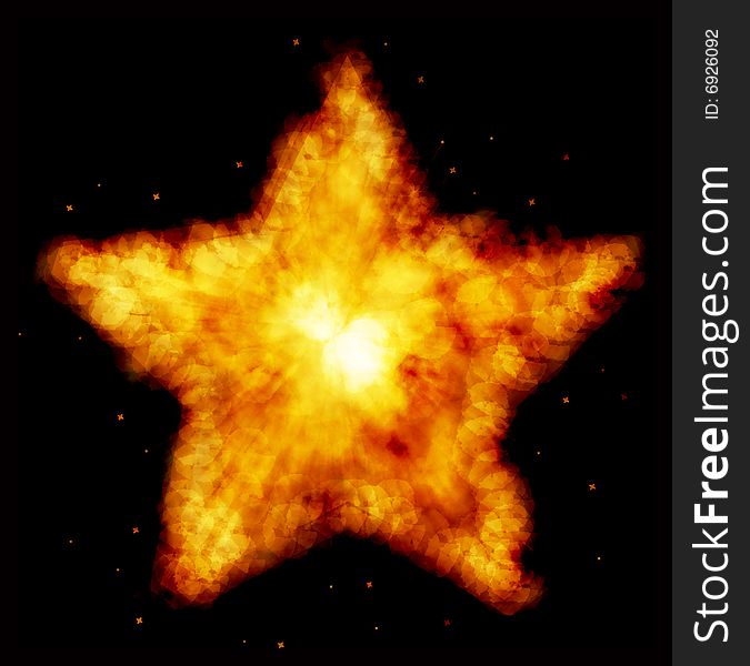 Star explosion