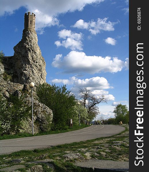 Lookout tower at Devin Castle