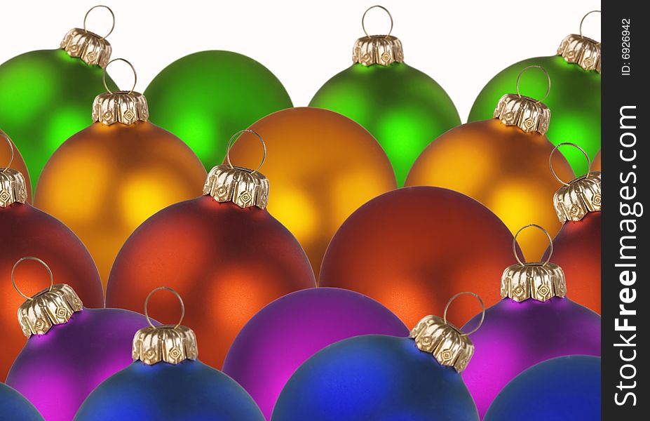 Christmas - very colorful balls as a background. Christmas - very colorful balls as a background