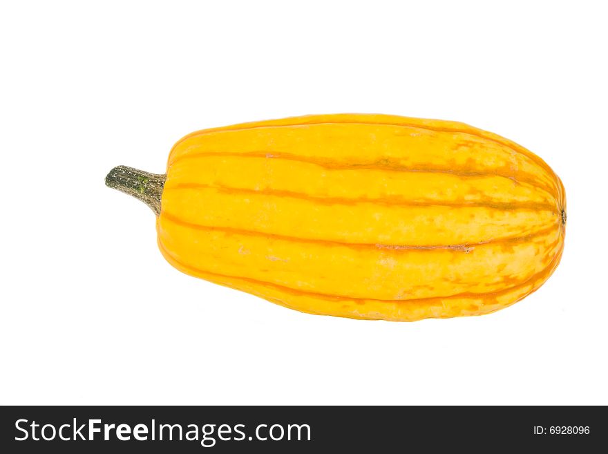A pumpkin isolated on white background
