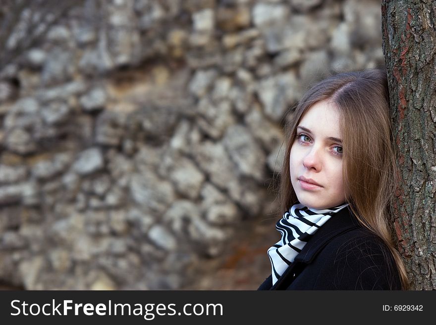 Close up of beautiful young russian woman. Close up of beautiful young russian woman