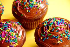 Chocolate Cupcakes Stock Photos Chocolate Cupcakes Stock Photos