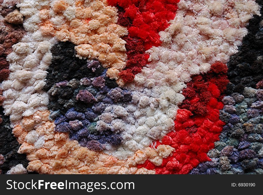 Abstract colored wool thread background. Abstract colored wool thread background