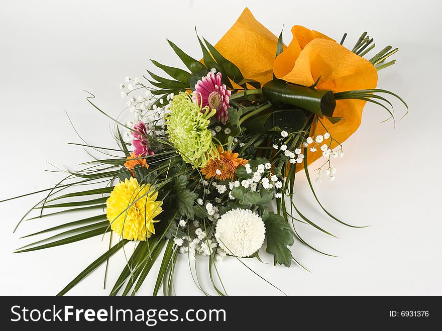 Flowers bouquet with Gerber and chrysanthemum,check also Flowers