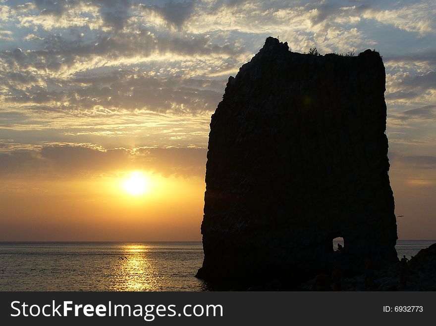 Rock Parus at Black Sea, Russia