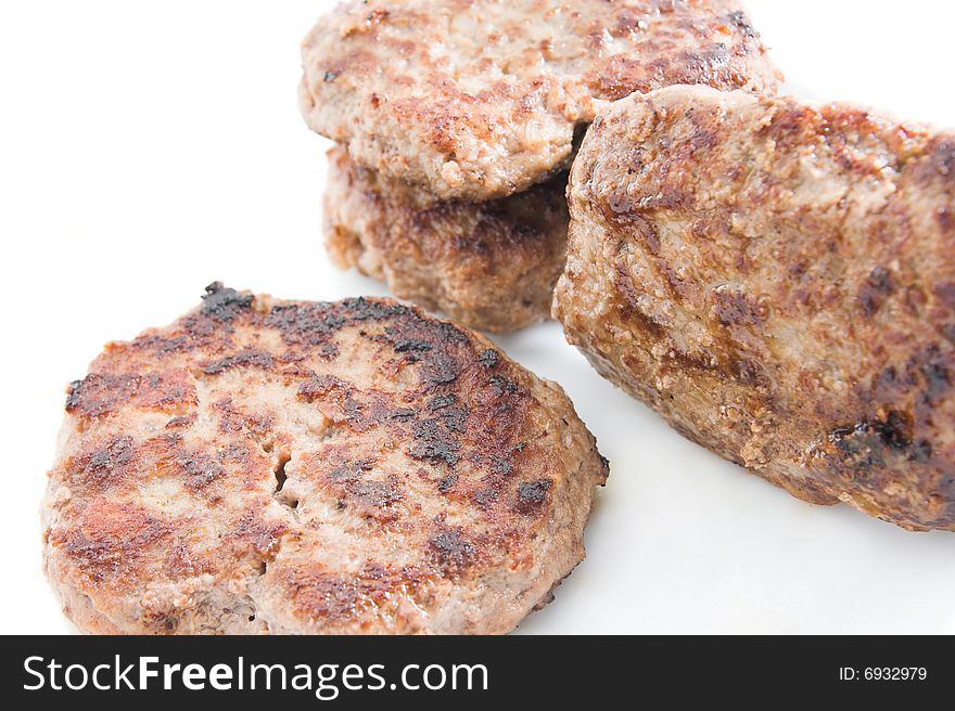 Grilled beef meat for burger