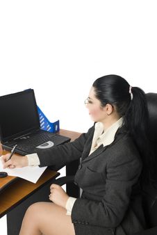 Office Business Woman Royalty Free Stock Images