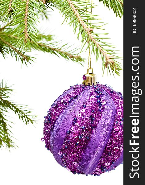 Photo of christmas tree ball. Photo of christmas tree ball