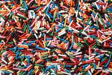 Rainbow Sprinkles Royalty Free Stock Images