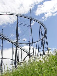 Roller Coaster Stock Photo