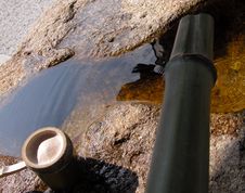 Bamboo Fountain Stock Photography Bamboo Fountain Stock Photography