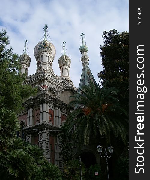 Orthodox church in Sanremo, Italy.