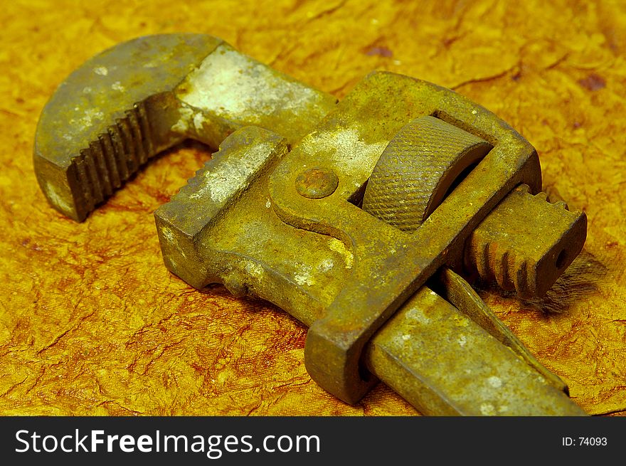 Photo of a Rusty Pipe Wrench