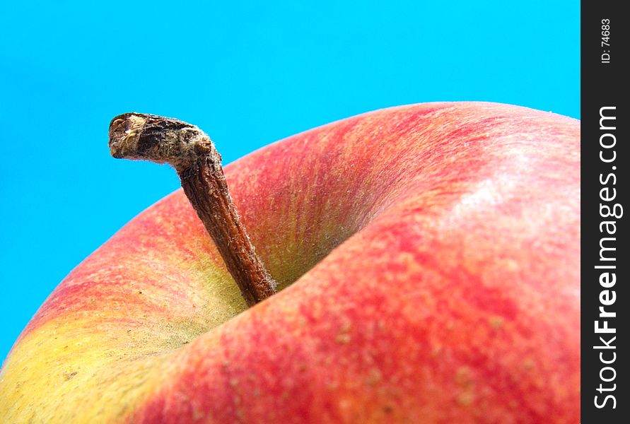 Braeburn apple closeup