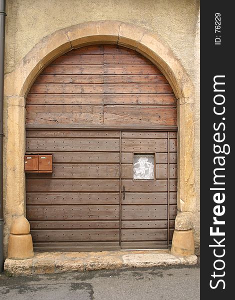Old door in Switzerland