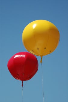 Coloured Balloons Royalty Free Stock Image Coloured Balloons Royalty Free Stock Image