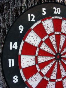 Old Dart Board Stock Images