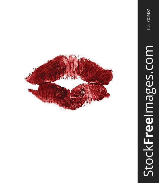 Lipstick Imprint