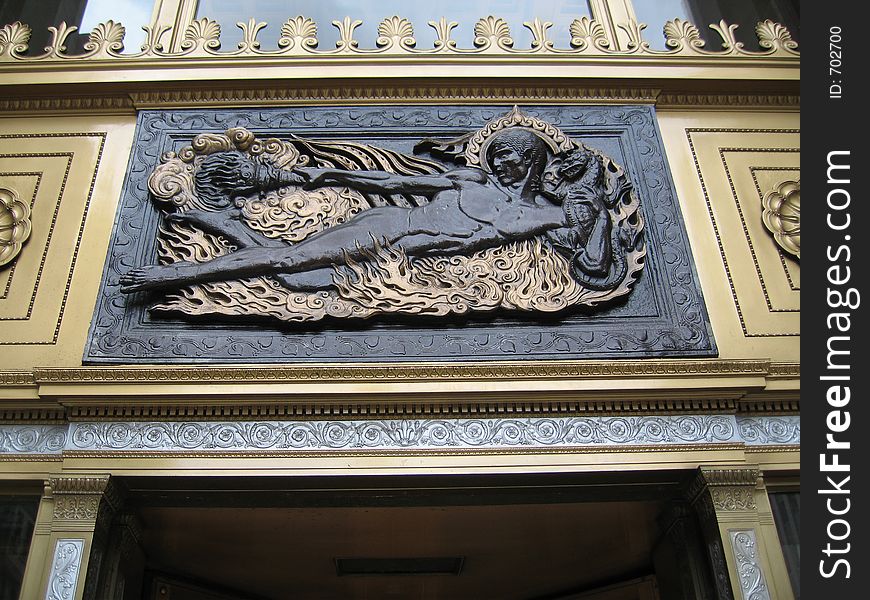 Gold Decoration On Building