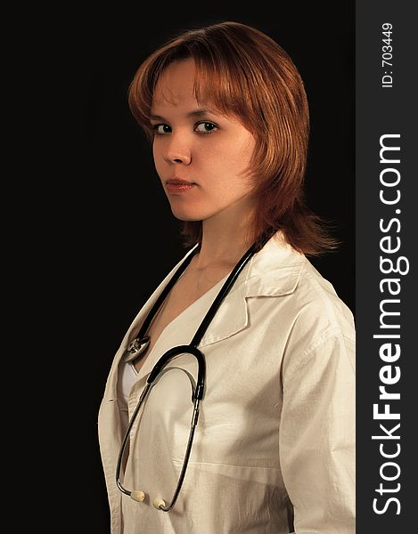 Young woman doctor