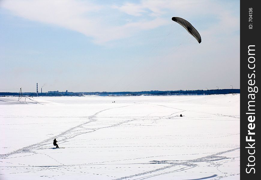 Winter sport: paraplane