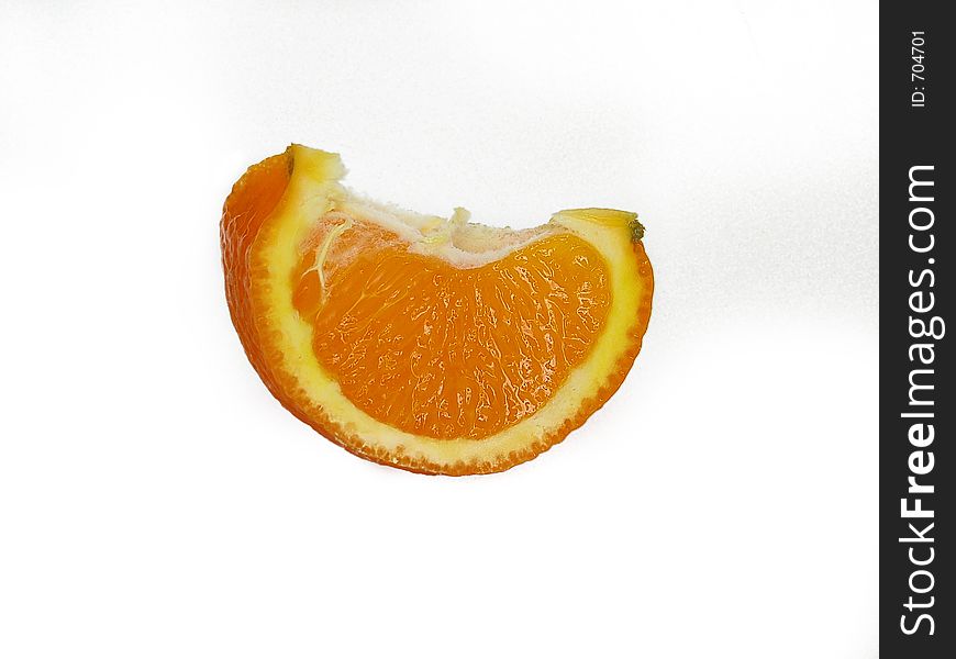 Orange piece - isolated