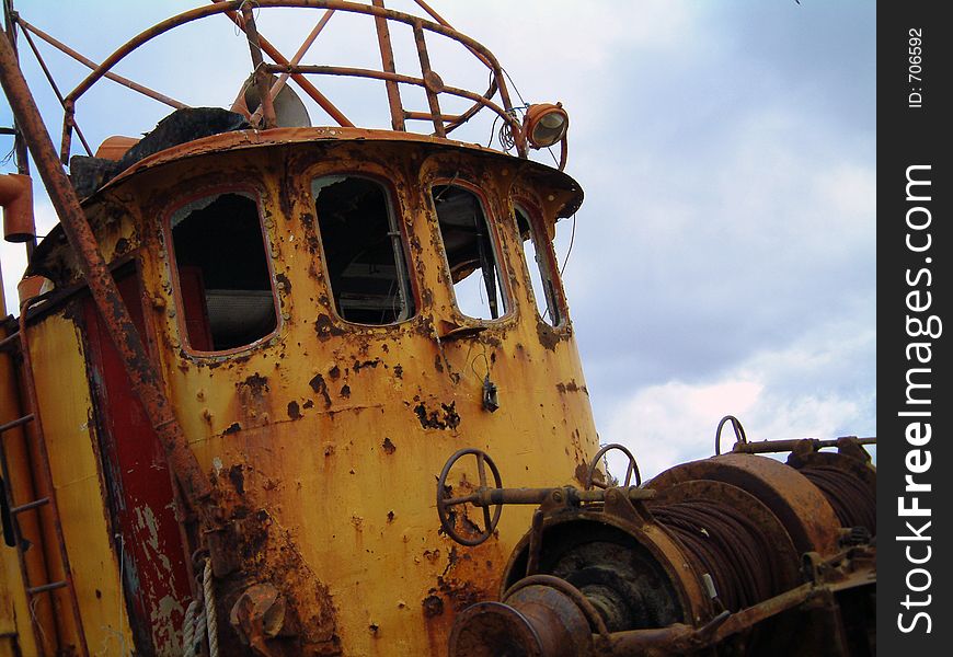 Shipwreck remains