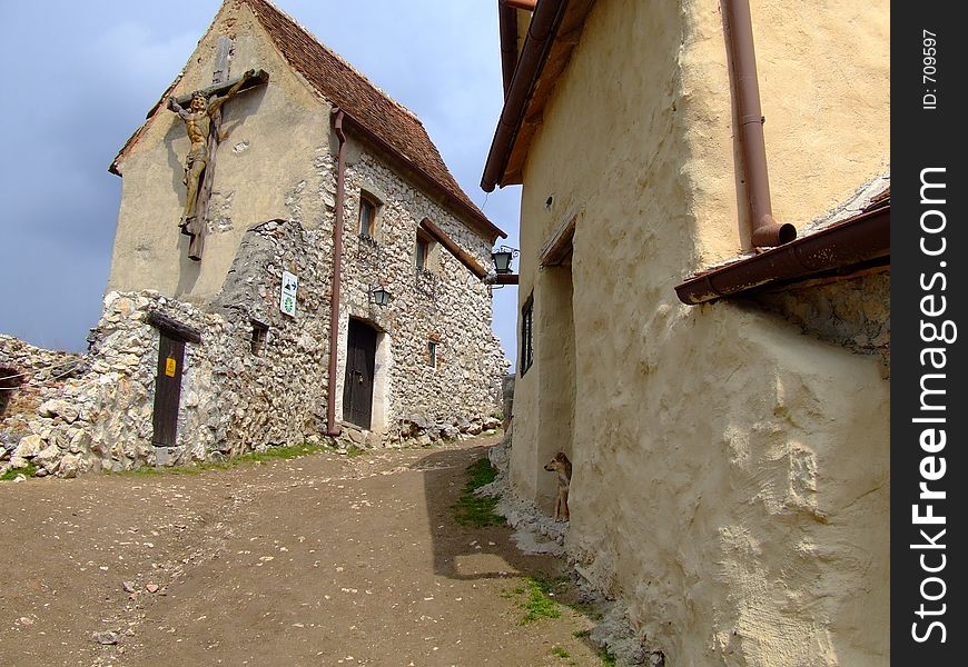 Fortress in Romania. Fortress in Romania