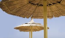 Beach Parasols Royalty Free Stock Photo Beach Parasols Royalty Free Stock Photo