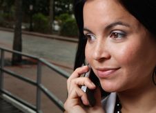 Woman Paying Attention Stock Photography Woman Paying Attention Stock Photography