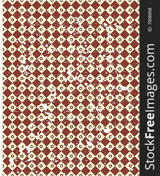 Grungy vector background illustration pattern