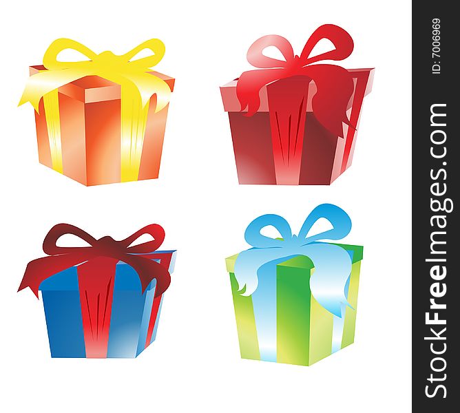 Gift box vector