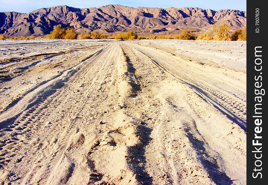 Desert vista in Anza Borrego , California. Desert vista in Anza Borrego , California