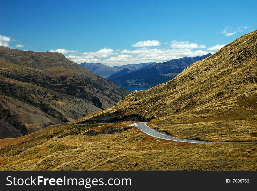 The road to the Routeburn Track, New Zealand