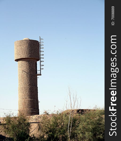Gobi Desert Water Tower