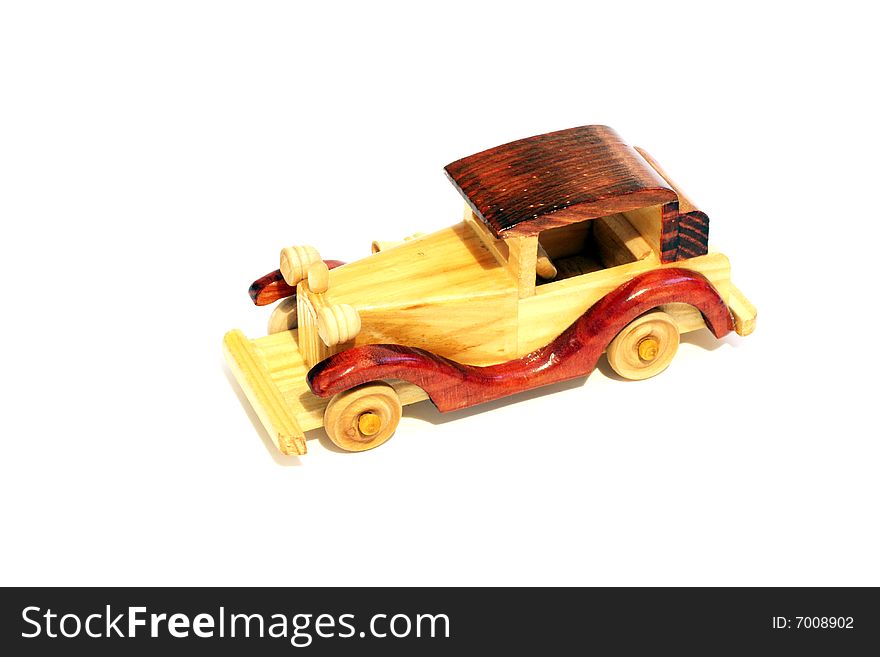 Woody Vintage Car