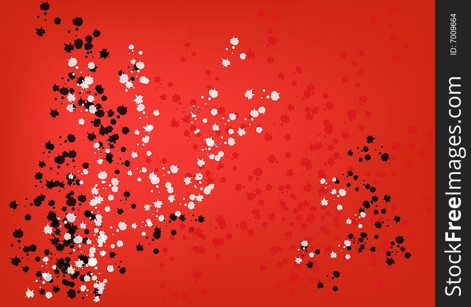 Collection of editable vector ink spills, stains and splashes. Collection of editable vector ink spills, stains and splashes