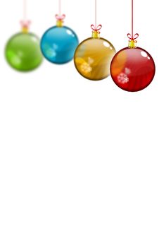 Xmas Globes Stock Images