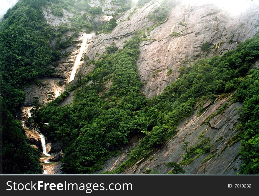 Yellow mountains